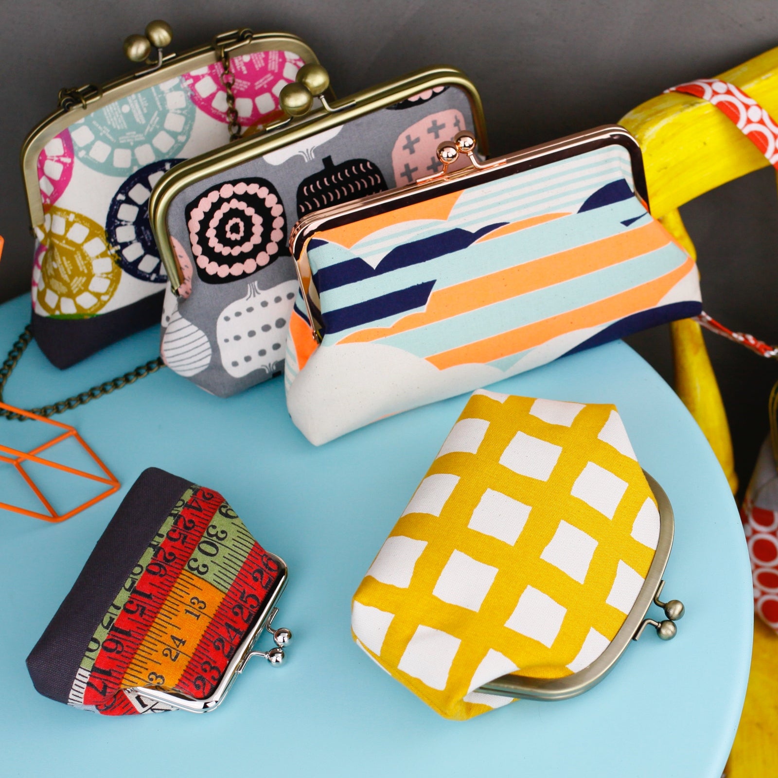 PDF Sewing Patterns for Kisslock Frame Clutch Bag | Supply for Bag Australia