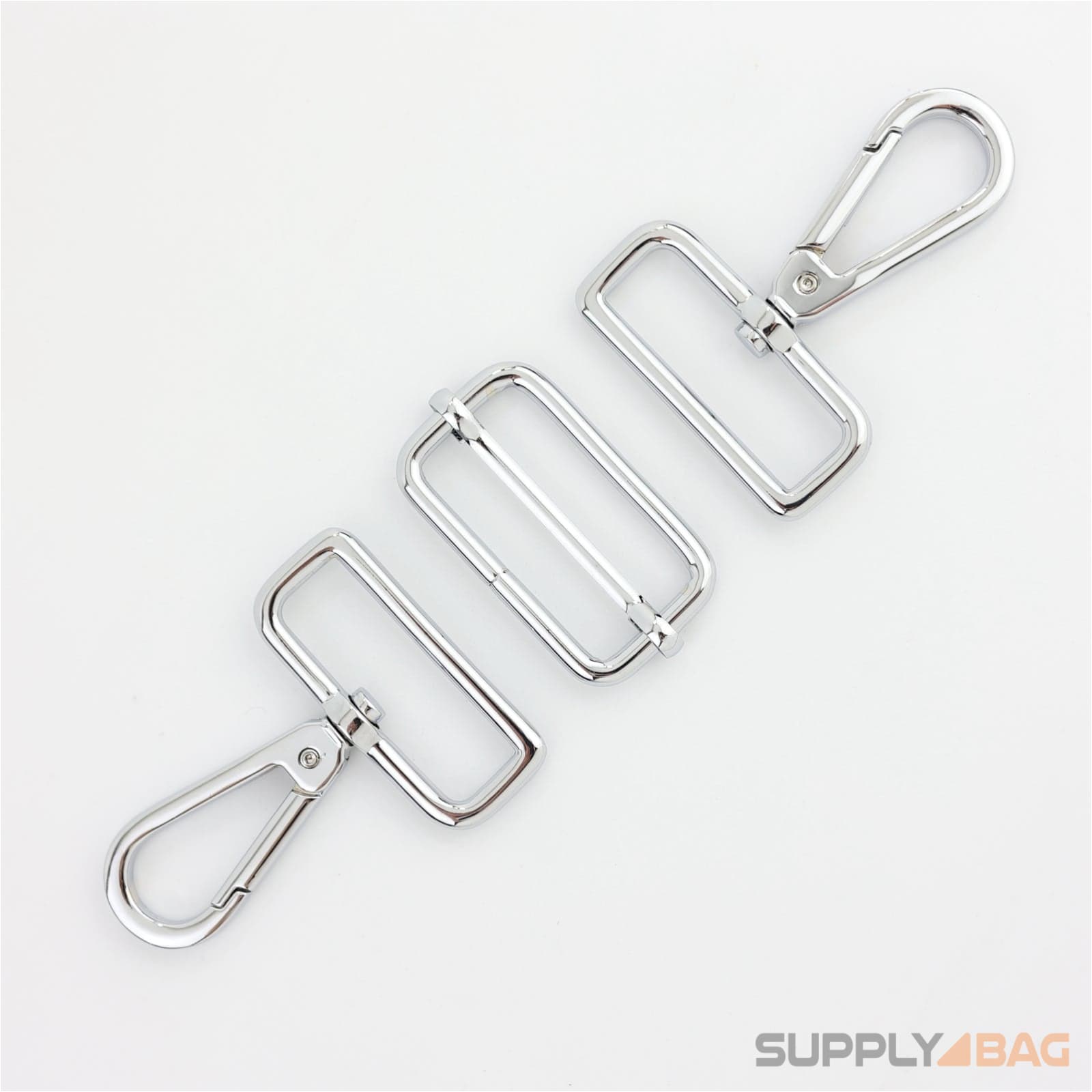 Silver Hardware Kit for Bag Strap Making 1 1/2 inch –