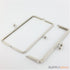 10 x 3 inch - silver large kisslock metal clutch frame