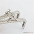 4 x 2 inch - kisslock ball clasp - silver metal purse frame