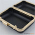 5 3/8 x 3 1/2 inch - gold clamshell clutch frame with covers