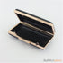 6.5 x 3 1/4 inch - gold rectangle clamshell clutch frame with covers