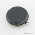 6 inch - antique brass circle clamshell clutch frame with covers