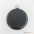 6 inch - antique brass circle clamshell clutch frame with covers