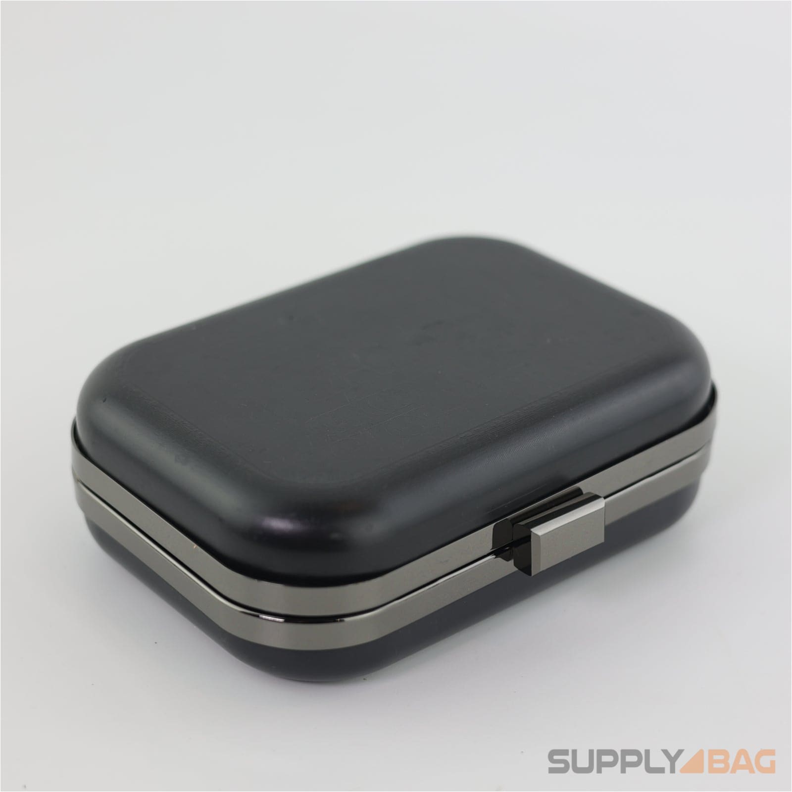 6 x 4.5 inch - gunmetal clamshell clutch frame with covers (copy)