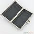 7 3/8 x 4 1/8 inch - ball closures - silver rectangle clamshell