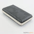 7 3/8 x 4 1/8 inch - square closures - silver rectangle clamshell