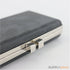 7 3/8 x 4 1/8 inch - square closures - silver rectangle clamshell