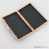 7 7/8 x 4 3/4 inch - rose gold clamshell clutch frame with covers