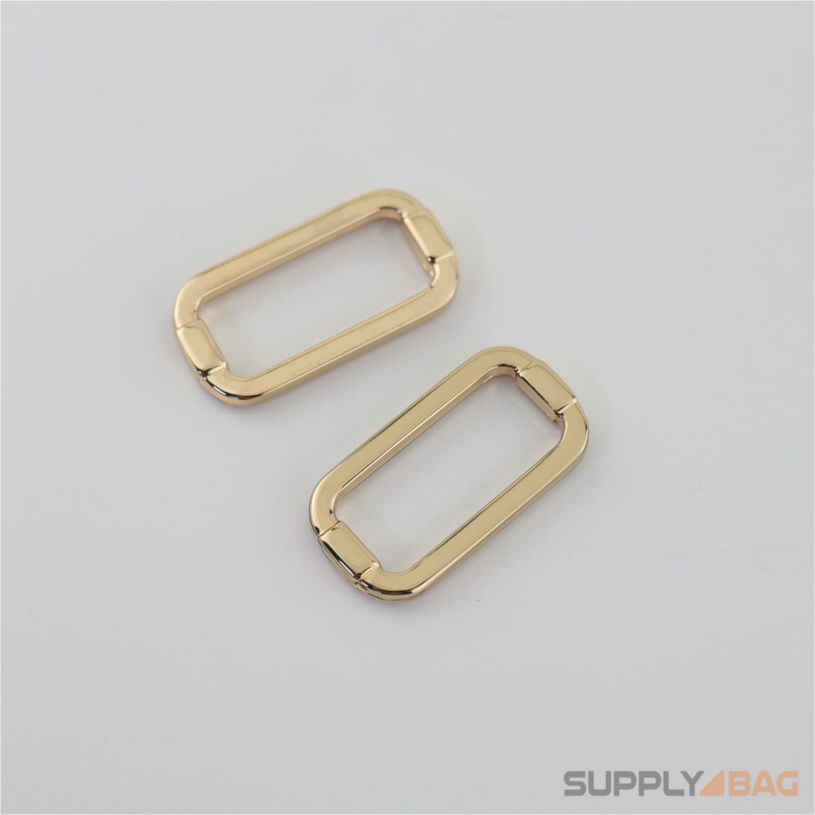 Gold rectangular ring 1 1/4 inch - 4 pack – SUPPLY4BAG.COM.AU