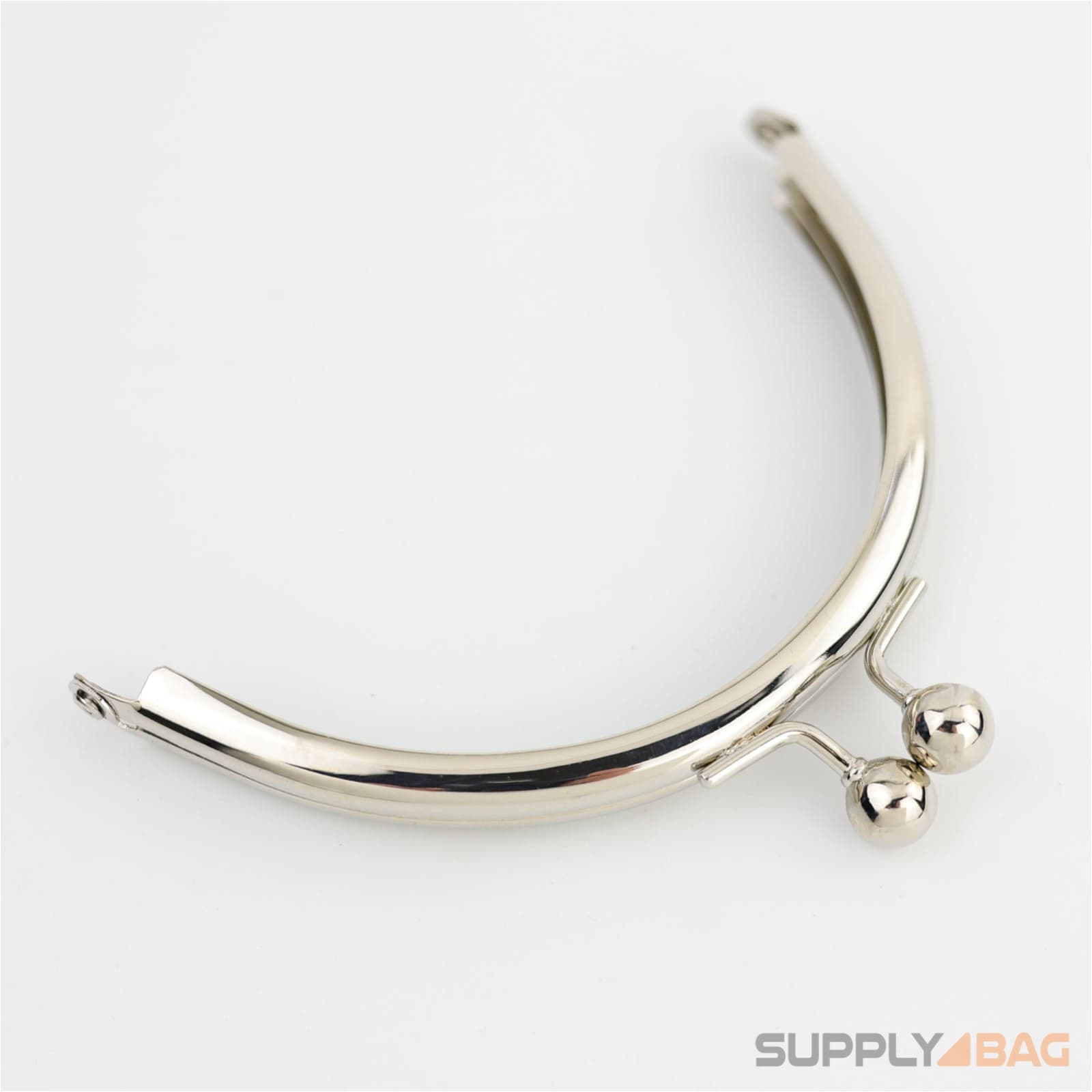 3/4 x inch Silver Arched Shape Coin Purse Frame