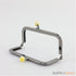 4 x 1 3/4 inch - acrylic clasp - gunmetal metal purse frame