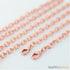 48 inch - rose gold small purse chain