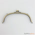 7 1/4 x 2 3/4 inch - kisslock clasp - antique brass arch shape metal