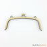 8 1/4 x 3 inch - Kisslock Clasp Antique Brass Metal Purse Frame