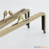 8 x 3 inch Kisslock Claps Antique Brass Metal Purse Frame