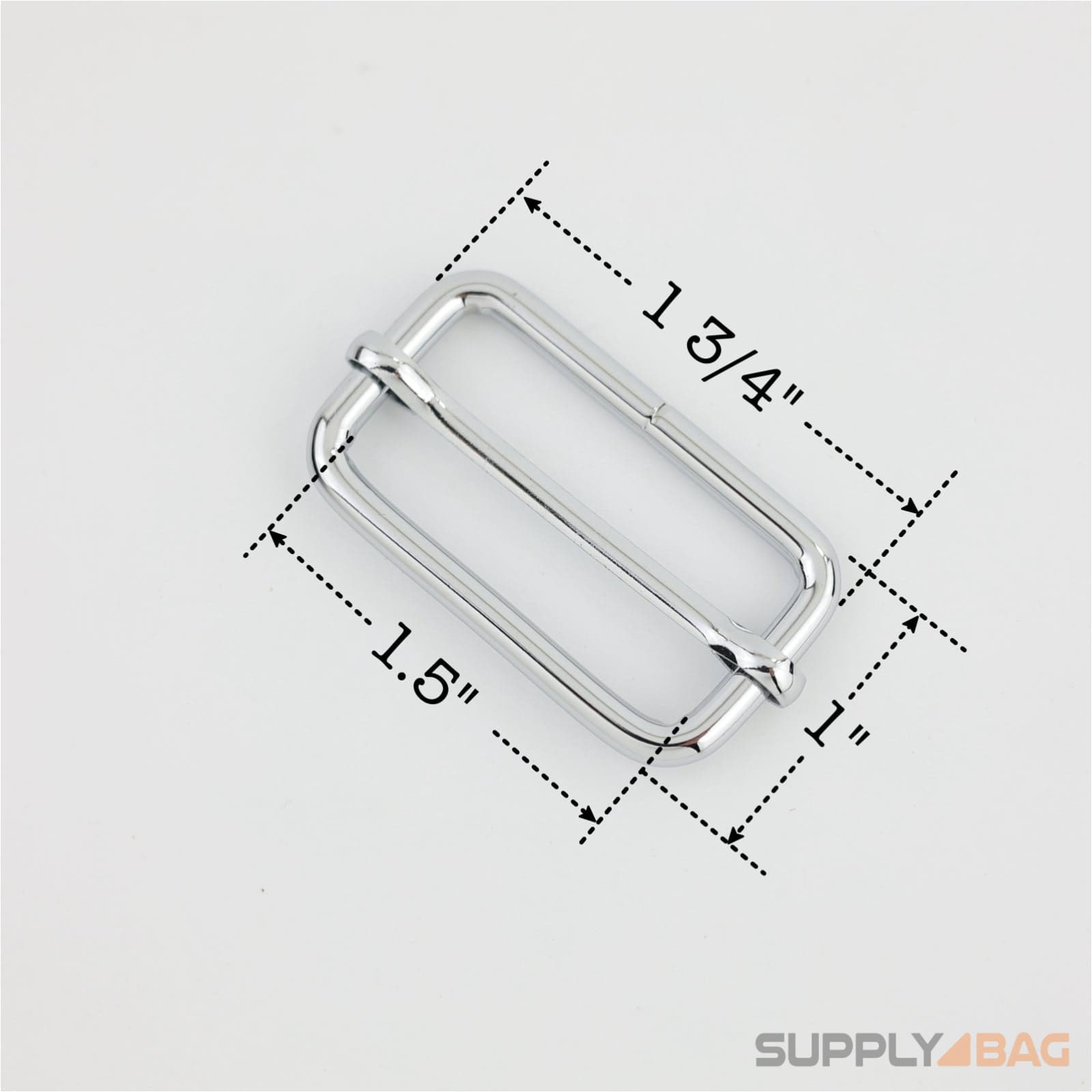 1 1/2 inch Silver Hardware Kit for Bag Strap Making